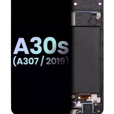 OLED Assembly With Frame For Samsung Galaxy A30s (A307 / 2019) (Service Pack) (All Colors)