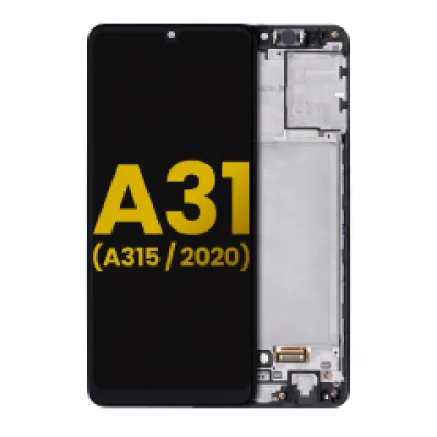 Дисплейний модуль (OLED) з рамкою для Samsung Galaxy A31 (A315 / 2020) (Refurbished) (Всі кольори)