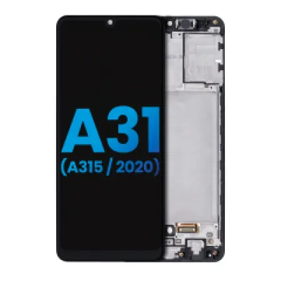 Дисплейний модуль (LCD) з рамкою (без сенсора відбитків) для Samsung Galaxy A31 (A315 / 2020) (Aftermarket: Incell) (Всі кольори)