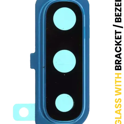 Back Camera Lens With Bracket / Bezel For Samsung Galaxy A30s (A307 / 2019) (Blue)