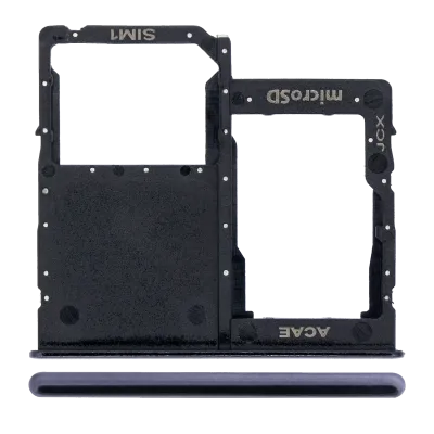Лоток SIM для Samsung Galaxy A31 (A315 / 2020) (Prism Crush Black)