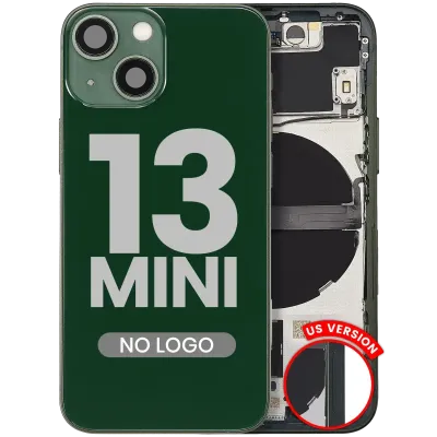 Back Housing W/ Small Parts For iPhone 13 Mini (US Version) (Aftermarket Plus) (Alpine Green)