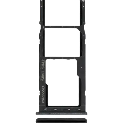 Лоток подвійної SIM для Samsung Galaxy A20 (A205 / 2019) / A30 (A305 / 2019) / A50 (A505 / 2019) (чорний)