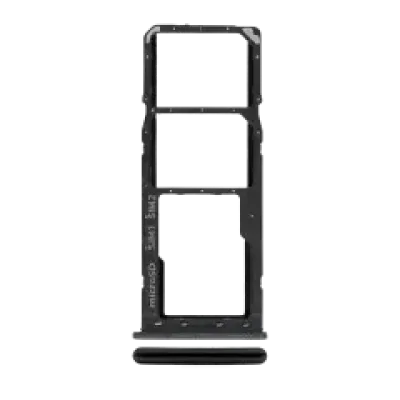 Лоток подвійної SIM для Samsung Galaxy A20 (A205 / 2019) / A30 (A305 / 2019) / A50 (A505 / 2019) (чорний)