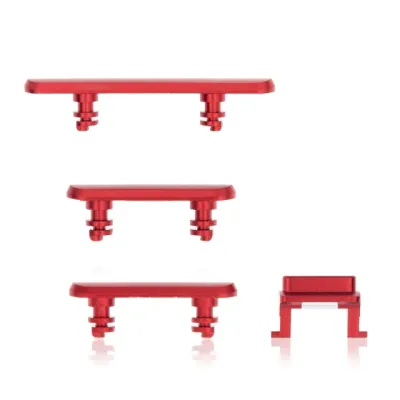 Hard Buttons (Power / Volume / Switch) For iPhone XR (Red)