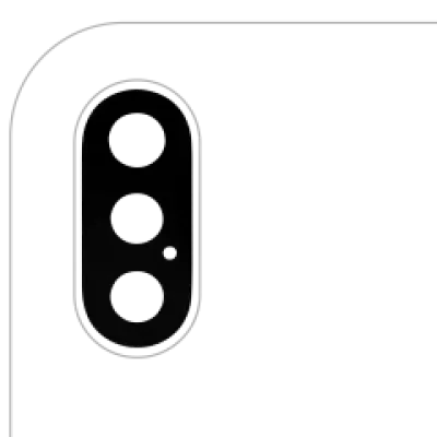 Скло камери для iPhone XS / XS Max (всі кольори) (уп. 10 шт) (Aftermarket Plus)