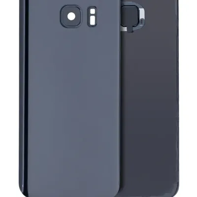 Задня кришка зі скла зі склом камери для Samsung Galaxy S7 (Service Pack) (Black Onyx)