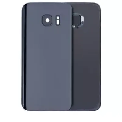 Задня кришка зі скла зі склом камери для Samsung Galaxy S7 (Service Pack) (Black Onyx)
