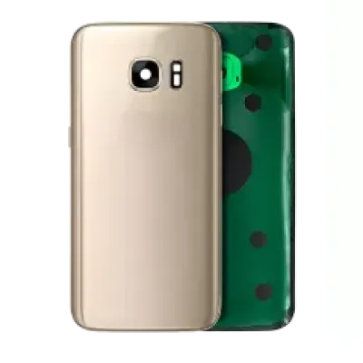 Задня кришка зі скла зі склом камери для Samsung Galaxy S7 (Service Pack) (Gold Platinum)