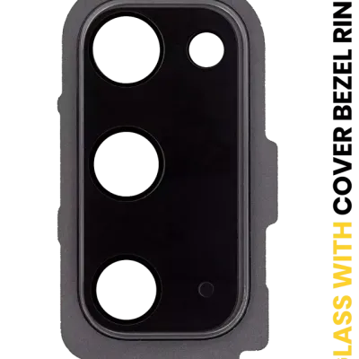 Скло камери з рамкою для Samsung Galaxy S20 / S20 5G (Cosmic Gray)