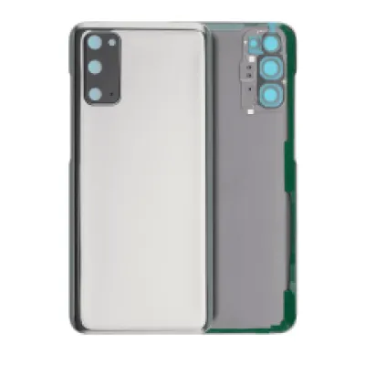 Задня кришка зі склом камери для Samsung Galaxy S20 5G (No Logo) (Aftermarket Plus) (Cosmic Gray)