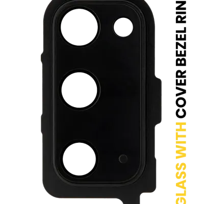 Скло камери з рамкою для Samsung Galaxy S20 / S20 5G (Cosmic Black)