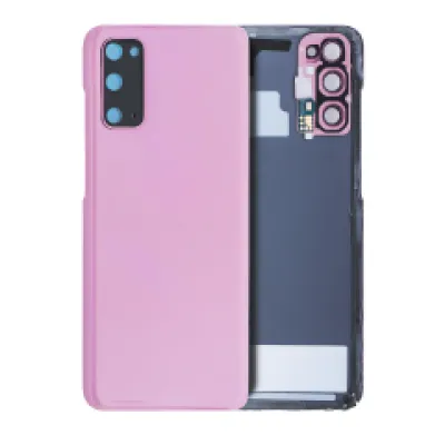 Задня кришка зі склом камери для Samsung Galaxy S20 5G (Service Pack) (Cloud Pink)