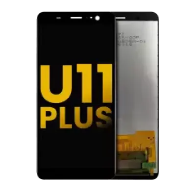 Дисплейний модуль із вбудованою кнопкою Home для HTC U11 Plus (LCD) (Refurbished) (чорний)