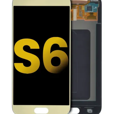 Дисплейний модуль (OLED) без рамки для Samsung Galaxy S6 (Refurbished) (Gold Titanium)