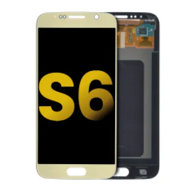 Дисплейний модуль (OLED) без рамки для Samsung Galaxy S6 (Refurbished) (Gold Titanium)