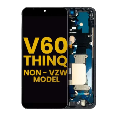 Дисплейний модуль для LG V60 ThinQ 5G (OLED) (рамка Non-Verizon 5G UW) (Refurbished) (чорний)
