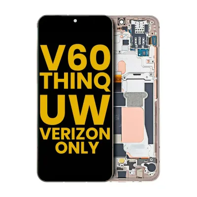 Дисплейний модуль для LG V60 ThinQ 5G UW (OLED) (модель Verizon) (Refurbished) (рамка Classy Blue / Gold)