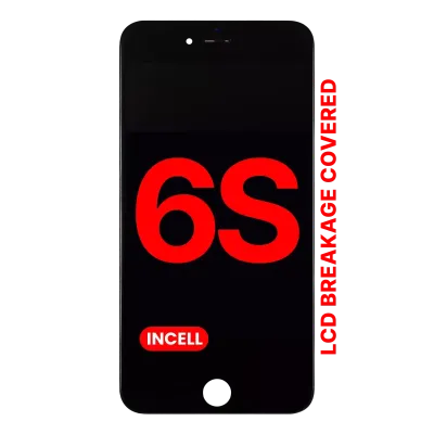 Дисплейний модуль (LCD) зі сталевою пластиною для iPhone 6S (Aftermarket Pro: XO7 Incell) (чорний)