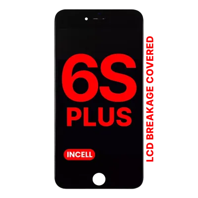 Дисплейний модуль зі сталевою пластиною для iPhone 6S Plus (Aftermarket Pro: XO7 Incell) (чорний)