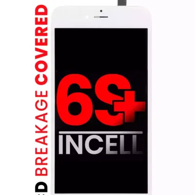 Дисплейний модуль (LCD) зі сталевою пластиною для iPhone 6S Plus (Aftermarket Pro: XO7 Incell) (білий)