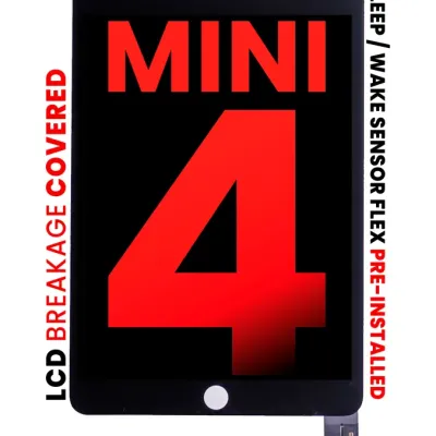 LCD Assembly With Digitizer For iPad Mini 4 (Aftermarket Pro: XO7) (Black)