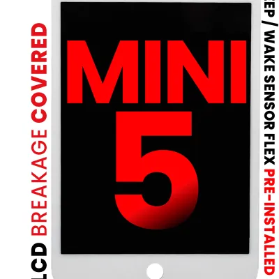 Дисплейний модуль з тачскріном для iPad Mini 5 (Aftermarket Pro: XO7) (білий)