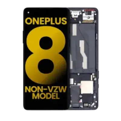 Дисплейний модуль для OnePlus 8 / 5G (OLED) (рамка Non-Verizon 5G UW) (Refurbished) (Onyx Black)