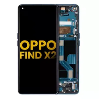 Дисплейний модуль для OPPO Find X2 (OLED) (Refurbished) (чорний)