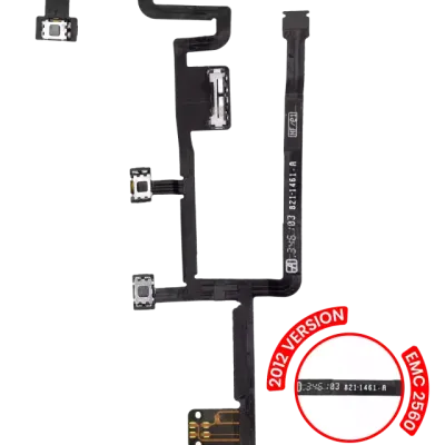 Power Button Flex Cable For iPad 2 (2012 Version: EMC 2560)