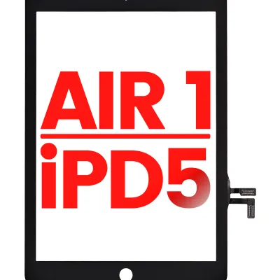 Тачскрін для iPad Air 1 / iPad 5 (2017) (Без кнопки Home) (Aftermarket Plus) (чорний)