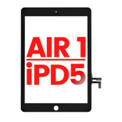 Тачскрін для iPad Air 1 / iPad 5 (2017) (Без кнопки Home) (Aftermarket Plus) (чорний)