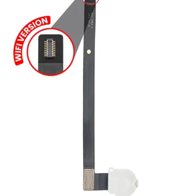 Headphone Jack Flex Cable For iPad Air 1 / iPad 5 (2017) / iPad 6 (2018) (WiFi Only) (White)