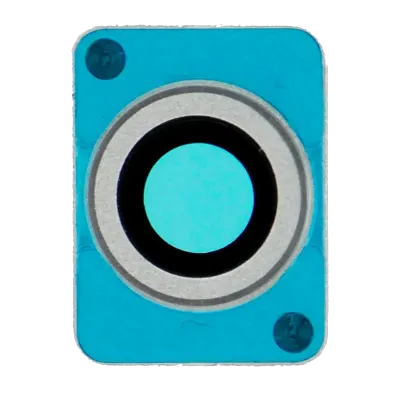 Скло основної камери з кріпленням для iPad Air 1 / Mini 1 / Mini 2 (білий) (10 шт)