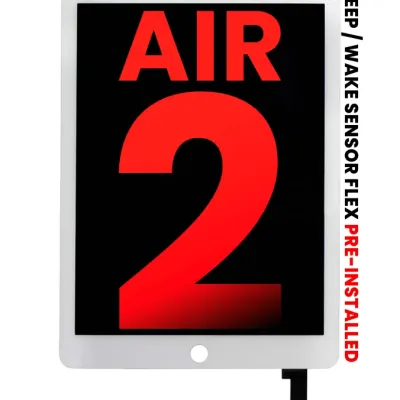 Дисплейний модуль з тачскрином для iPad Air 2 (Aftermarket Plus) (білий)