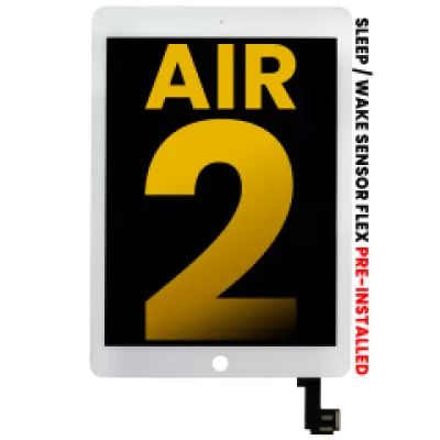 Дисплейний модуль (LCD) з тачскріном для iPad Air 2 (Refurbished) (білий)