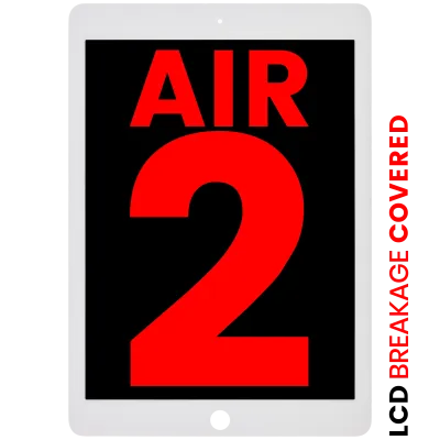 Дисплейний модуль з тачскріном для iPad Air 2 (Aftermarket Pro: XO7) (білий)