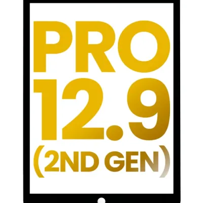 Digitizer For iPad Pro 12.9" 2nd Gen (2017) (OCA Pre-Installed & Glass Separation Required) (Premium) (Black)