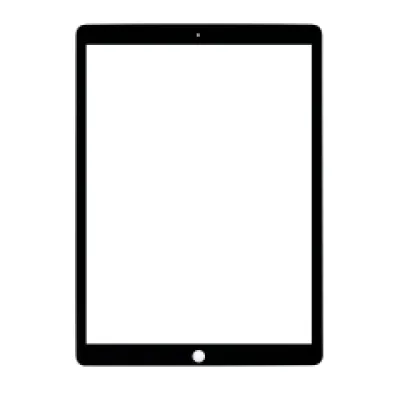 Скло екрана для iPad Pro 12.9" 2-го покоління (2017) (чорний) (потрібне розділення скла)