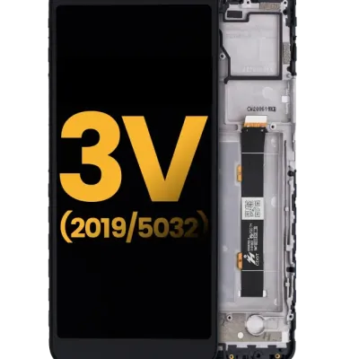 Дисплейний модуль для Alcatel 3V (5032 / 2019) з рамкою (Refurbished) (Elegant Black)