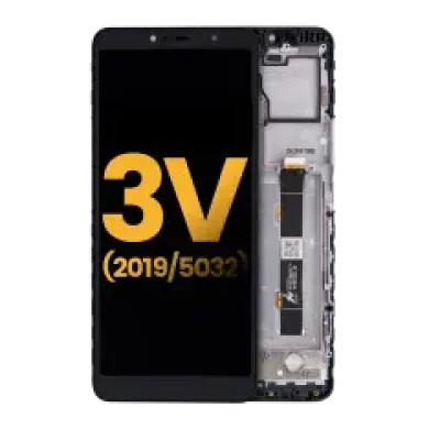 Дисплейний модуль для Alcatel 3V (5032 / 2019) з рамкою (Refurbished) (Elegant Black)