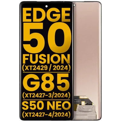 Дисплейний модуль (OLED) без рамки для Motorola Moto Edge 50 Fusion 5G (XT2429 / 2024) / G85 (XT2427-3/2024) / S50 Neo (XT2427-4/2024) (Refurbished) (All Colors)