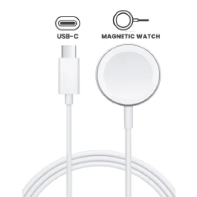 Кабель для зарядки Apple USB-C Magnetic Watch для всіх Watch Series (1м / 3 ft) (OEM Grade A, Bulk Packaging)