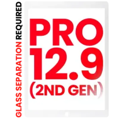 Тачскрін для iPad Pro 12.9" 2nd Gen (2017) (Glass Separation Required) (Aftermarket Plus) (білий)