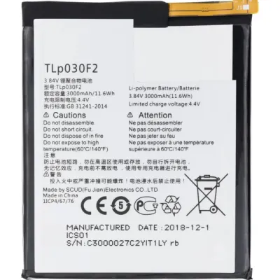 Акумулятор для Alcatel One Touch Idol 4S / BlackBerry DTEK60 (TLP030F2 / TLP030F1)