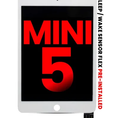 Дисплейний модуль з тачскрином для iPad Mini 5 (Aftermarket Plus) (білий)