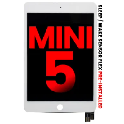 Дисплейний модуль з тачскрином для iPad Mini 5 (Aftermarket Plus) (білий)