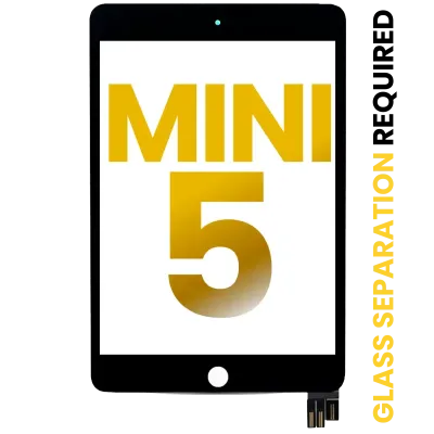 Digitizer For iPad Mini 5 (OCA Pre-Installed & Glass Separation Required) (Premium) (Black)