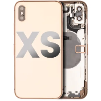 Заднє скло для iPhone XS з попередньо встановленими компонентами (Used OEM Pull: Grade C) (золотий)