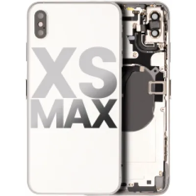 Заднє скло для iPhone XS Max з попередньо встановленими компонентами (Used OEM Pull: Grade B) (сріблястий)